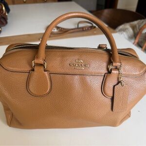 Coach Mini Bennett Tan Leather Bag LAST CALL